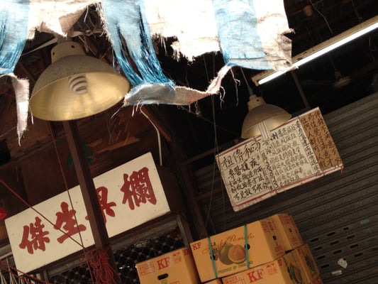 Yau Ma Tei Wholesale Fruit Market by null