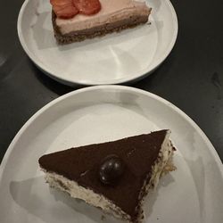 FioRito Ristorante - Tiramisu and strawberry cheese cake from their tasting menu