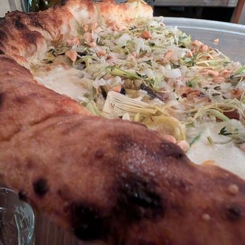 No Saint - Leek & Hazelnut Pizza (Close-up) - Pizza Near Me - Portland, Oregon No Saint - Leek & Hazelnut Pizza (Close-up) - Pizza Near Me - Portland, Oregon