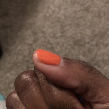Ivy Nails & Spa - Saturday I went for a deluxe pedicure and gel manicure and it looks like this already and today is only Monday. - Nail Salons Near Me - Riverview, Florida
