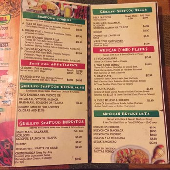 Don Bravos Authentic Mexican Cusine - Menu - Mexican Near Me - La Jolla, California