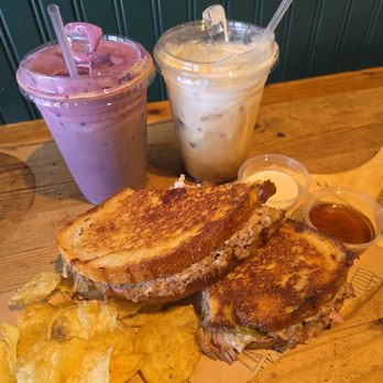 Bukas Cafe - Adobo Jalapeno Melt Ube Eclipse Bukas Na - Coffee & Tea Near Me - Elmhurst, New York Bukas Cafe - Adobo Jalapeno Melt Ube Eclipse Bukas Na - Coffee & Tea Near Me - Elmhurst, New York