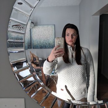 Phia Salon - Middle part with hair behind ear - Hair Salons Near Me - Columbus, Ohio