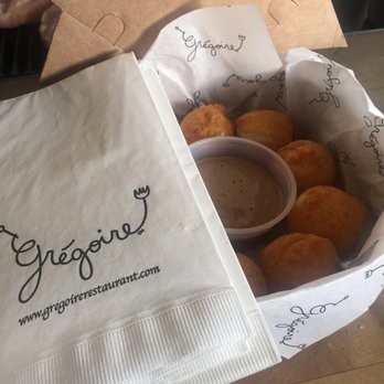 Grégoire - Potato Puffs - 9 for $6.10 :) So fresh, hot, and delicious! - French Near Me - Berkeley, California Grégoire - Potato Puffs - 9 for $6.10 :) So fresh, hot, and delicious! - French Near Me - Berkeley, California