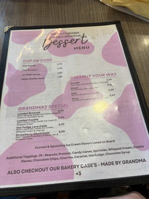 Menu photo 1 The Salty Heifer Manistee, MI
