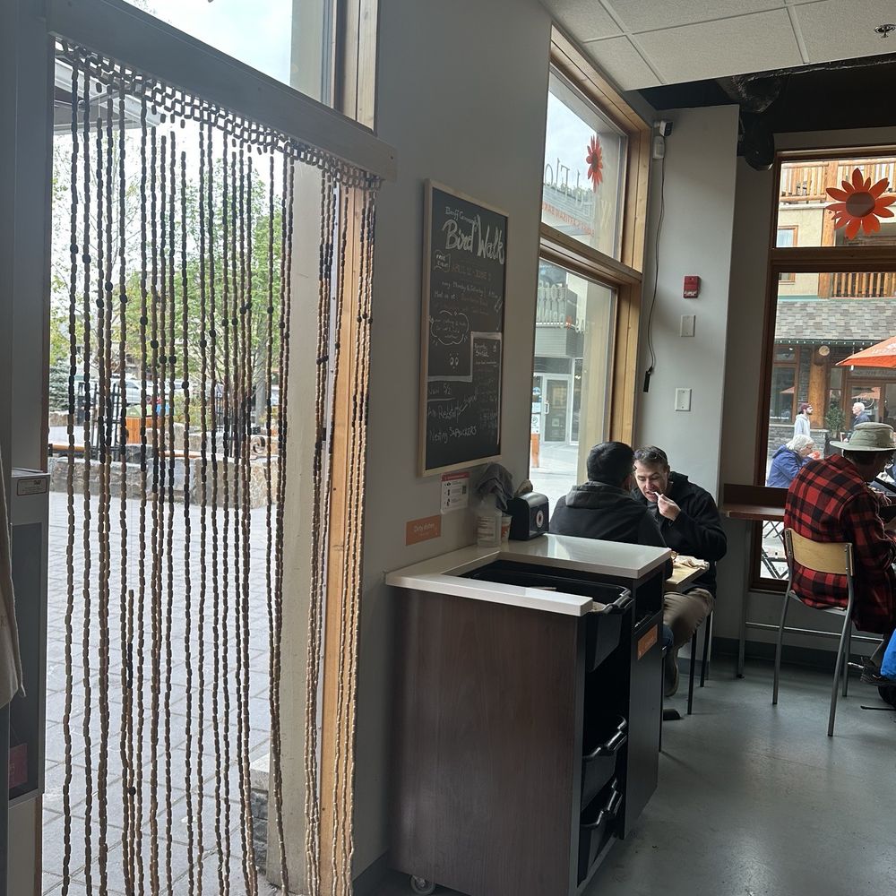 Wild Flour - Banff's Artisan Bakery Cafe - Exit door - Coffee & Tea Near Me - Banff, Alberta Wild Flour - Banff's Artisan Bakery Cafe - Exit door - Coffee & Tea Near Me - Banff, Alberta