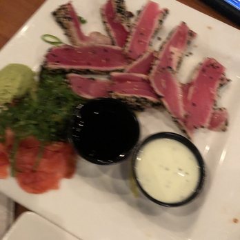 Hobo's Cafe - Tuna sesame!! SO FRESH THE WHITE SAUCE IS AMAZING! - New American Near Me - Key Largo, Florida