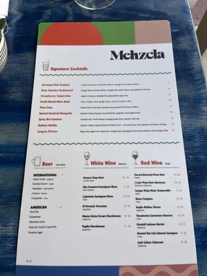 Menu photo 5 Mehzcla Restaurant South Beach Miami Beach, FL