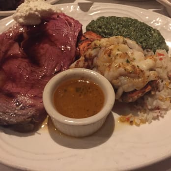 Summit House - Prime rib, lobster and cream spinach. Absolutely delicious! - Steakhouses Near Me - Fullerton, California Summit House - Prime rib, lobster and cream spinach. Absolutely delicious! - Steakhouses Near Me - Fullerton, California
