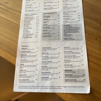 Otoro - Sushi menu - Sushi Bars Near Me - Plantation, Florida Otoro - Sushi menu - Sushi Bars Near Me - Plantation, Florida