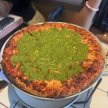 Pijja Palace - Green Chile Chutney Pijja  IG: @DeazyLee - Sports Bars Near Me - Los Angeles, California