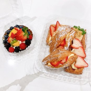Cream Pan - Strawberry Croissant Strawberry Banana Croissant Fruit tart IG: @ada.foodie - Bakeries Near Me - Tustin, California Cream Pan - Strawberry Croissant Strawberry Banana Croissant Fruit tart IG: @ada.foodie - Bakeries Near Me - Tustin, California