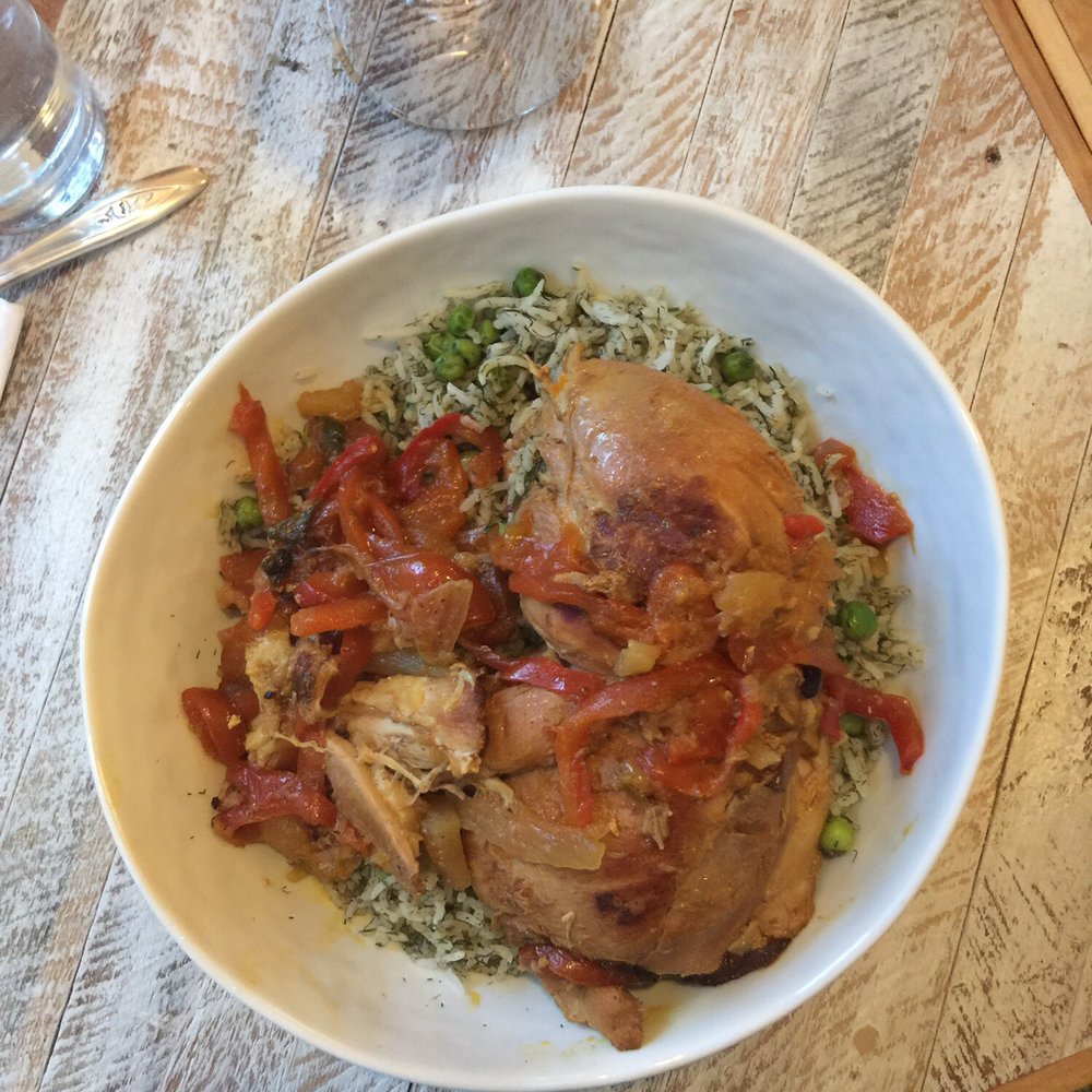 Kubeh - Lime chicken with rice and peas - Middle Eastern Near Me - New York, New York