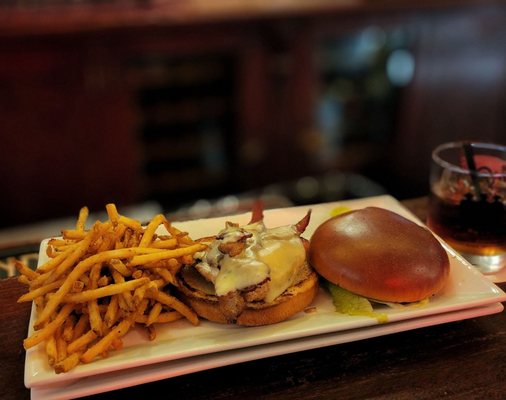 Photo of The Palace - Prescott, AZ, US. Chicken sandwich & fries