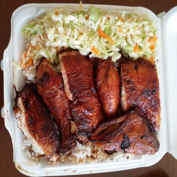 Twice As Nice - Jerk chicken with rice and peas and coleslaw - Caribbean Near Me - Scarborough, Ontario