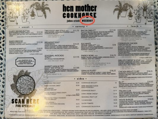 Menu photo 1 Hen Mother Cookhouse Johns Creek, GA Menu photo 1 Hen Mother Cookhouse Johns Creek, GA