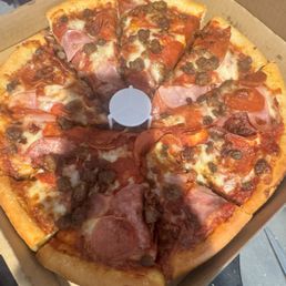 Ultimate Meat Pan Pizza