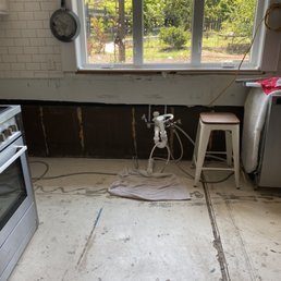 What is left of my kitchen after they said I was covered and to have Servpro come do this to finish drying What is left of my kitchen after they said I was covered and to have Servpro come do this to finish drying