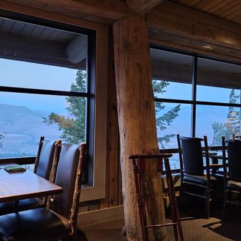 The Dining Room at Sun Mountain Lodge - Methow Valley view - New American Near Me - Winthrop, Washington The Dining Room at Sun Mountain Lodge - Methow Valley view - New American Near Me - Winthrop, Washington