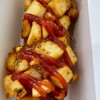 Dear Donuts - Potato K-Corn Dog (half mozzarella) - Donuts Near Me - St. Charles, Illinois