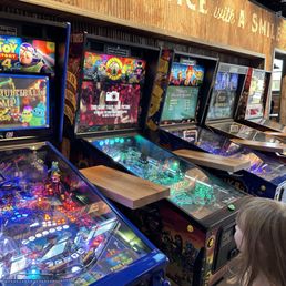Rows and rows of pinball heaven!