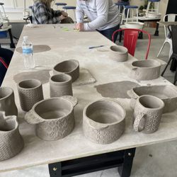 Mudhouse Pottery Studio - Items we sculpted