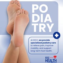 IDCC Health Services - Foot pain can slow you down. At IDCC, our podiatry care relieves pain, improves mobility, and supports long-term foot health. Book today.