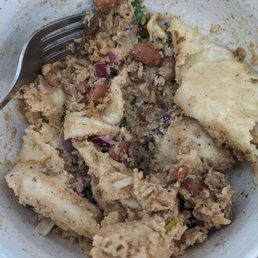 My burrito when I put it in a bowl.