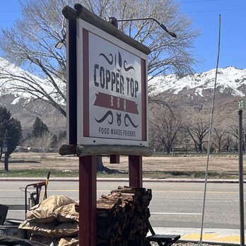 Copper Top BBQ - Business Sign - Barbeque Near Me - Big Pine, California
