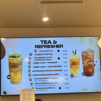 Ma Juicy - Tea Menu - Juice Bars & Smoothies Near Me - Westminster, California