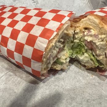 Riera's Place - close-up of tuna sandwiches w cheddar no onions - Pizza Near Me - Redondo Beach, California Riera's Place - close-up of tuna sandwiches w cheddar no onions - Pizza Near Me - Redondo Beach, California