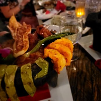 Rancho Tequileria - Molcajete. Solid dish for sharing. - Mexican Near Me - New York, New York Rancho Tequileria - Molcajete. Solid dish for sharing. - Mexican Near Me - New York, New York