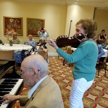 The Hallmark - My FIL and one of the residence's (on the violin) - Retirement Homes Near Me - Chicago, Illinois The Hallmark - My FIL and one of the residence's (on the violin) - Retirement Homes Near Me - Chicago, Illinois