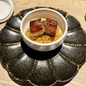 Kuramoto - Uni Rice with Unagi - Sushi Bars Near Me - Tustin, California Kuramoto - Uni Rice with Unagi - Sushi Bars Near Me - Tustin, California