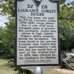 Lexington County Museum - Sign outside the Corley house