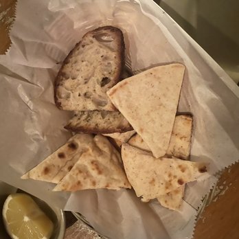 Kiki's - Eggplant dip with pita - Greek Near Me - New York, New York Kiki's - Eggplant dip with pita - Greek Near Me - New York, New York