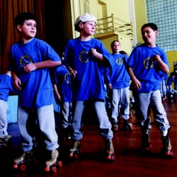 Just 4 Fun Entertainment - Our roller skating parties in the school gyms have been putting smiles on the faces of over 40K kids a year.  We're good skates.