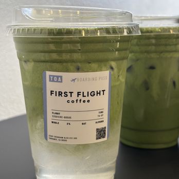 First Flight Coffee - Coconut Matcha - Coffee & Tea Near Me - Torrance, California