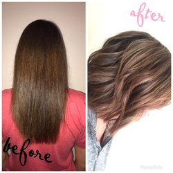 Enlighten Hair Studio - Sara did an amazing job on my hair! It was very dry and damaged and she made it look so much better!