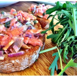 Grano - Salmon Bruschetta