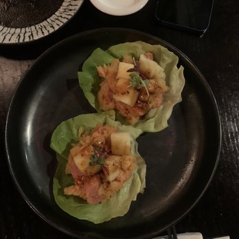 Fuji at Ink Block - Spicy Tuna Lettuce Wraps *(G) - Japanese Near Me - Boston, Massachusetts