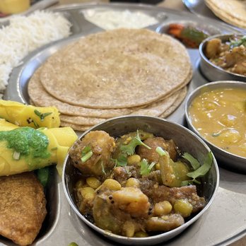 Jay Bharat - Gujrati thali. - Indian Near Me - Artesia, California Jay Bharat - Gujrati thali. - Indian Near Me - Artesia, California