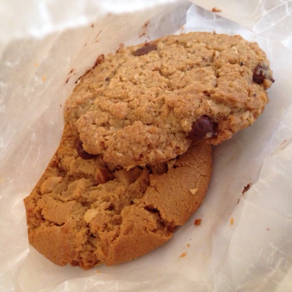 The Driftless Cafe - Cookies! One Peanut Butter and one Oatmeal, Coconut, Chocolate Chip concoction. - Sandwiches Near Me - Viroqua, Wisconsin The Driftless Cafe - Cookies! One Peanut Butter and one Oatmeal, Coconut, Chocolate Chip concoction. - Sandwiches Near Me - Viroqua, Wisconsin