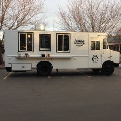 Curbed Hunger - Gertrude, our traveling truck o'tastiness, used to be a SWAT van in her former life.