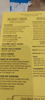 Menu photo 1 Sunny Side Kitchen Escondido, CA