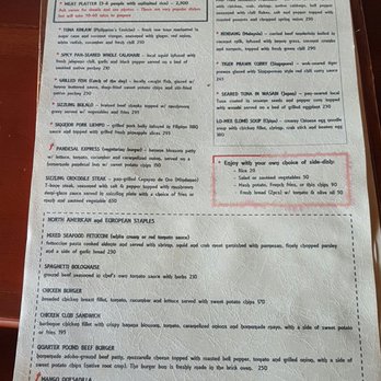 Baha Bar - menu - Bars Near Me - Siquijor, SIG