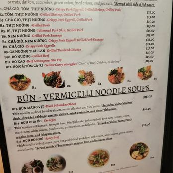 Bun & Pho House - Menu (Oct 2023) - Vietnamese Near Me - Portland, Oregon