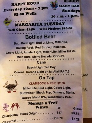 Menu photo 7 Drunken Clam Saint Petersburg, FL