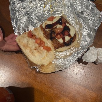 Angelo's Gourmet Eatery - H7. Chicken Sandwich didn't even put everything on it - Breakfast & Brunch Near Me - Belleville, New Jersey