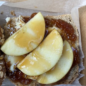 Brekky - Fig Apple toast for lunch. Yummy! - Coffee & Tea Near Me - Wading River, New York
